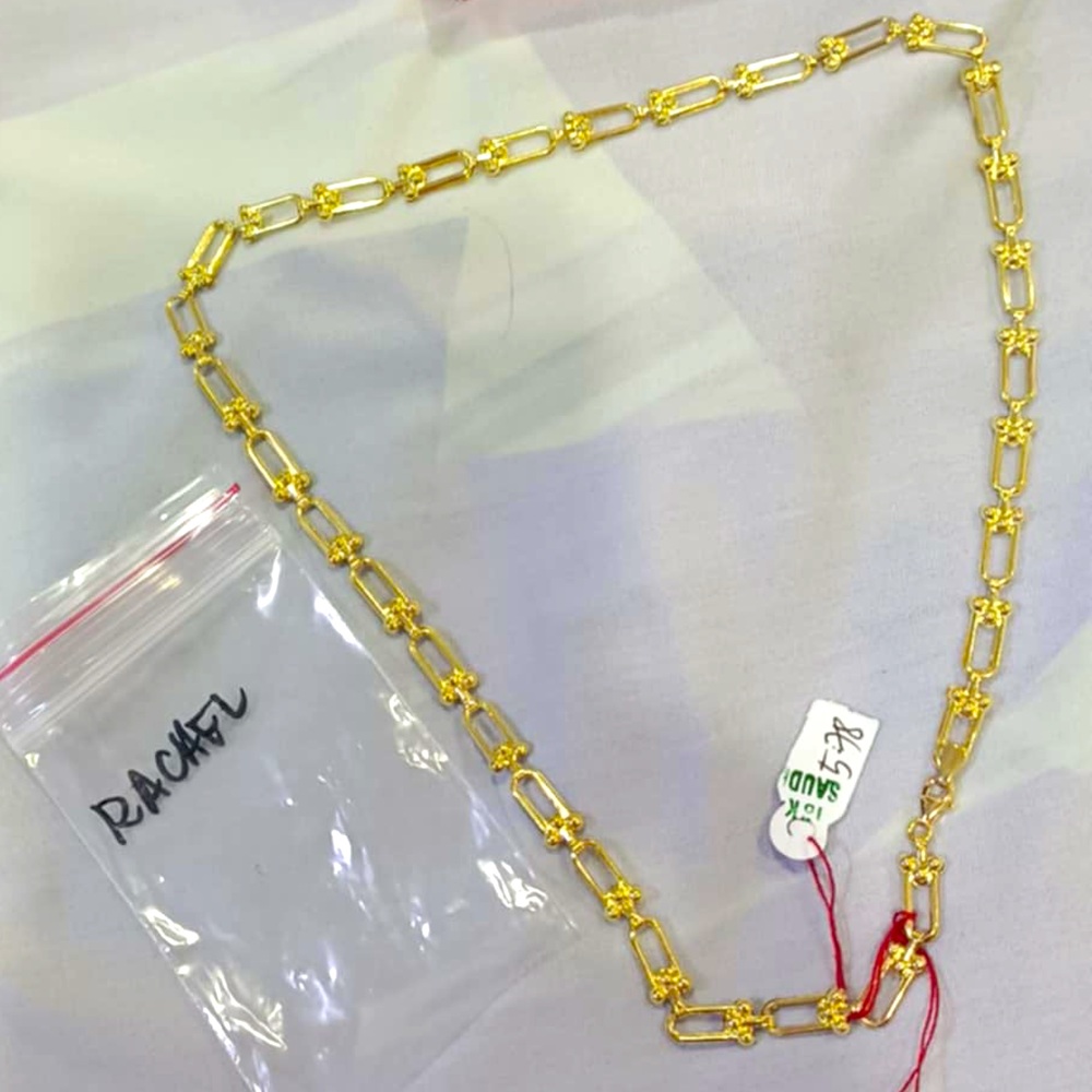 18K Real gold necklace